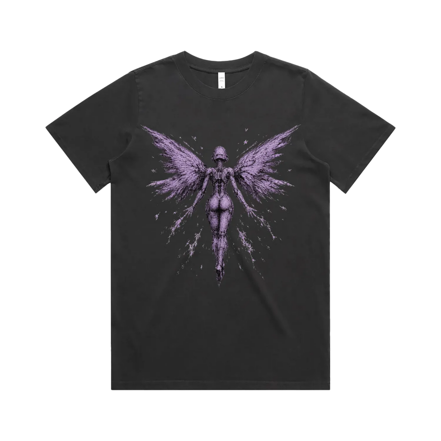 Faded Black front flat lay