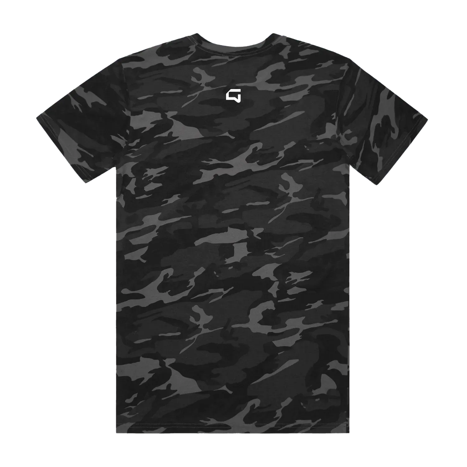 Black Camo back flat lay