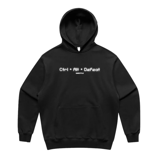 Black front flat lay