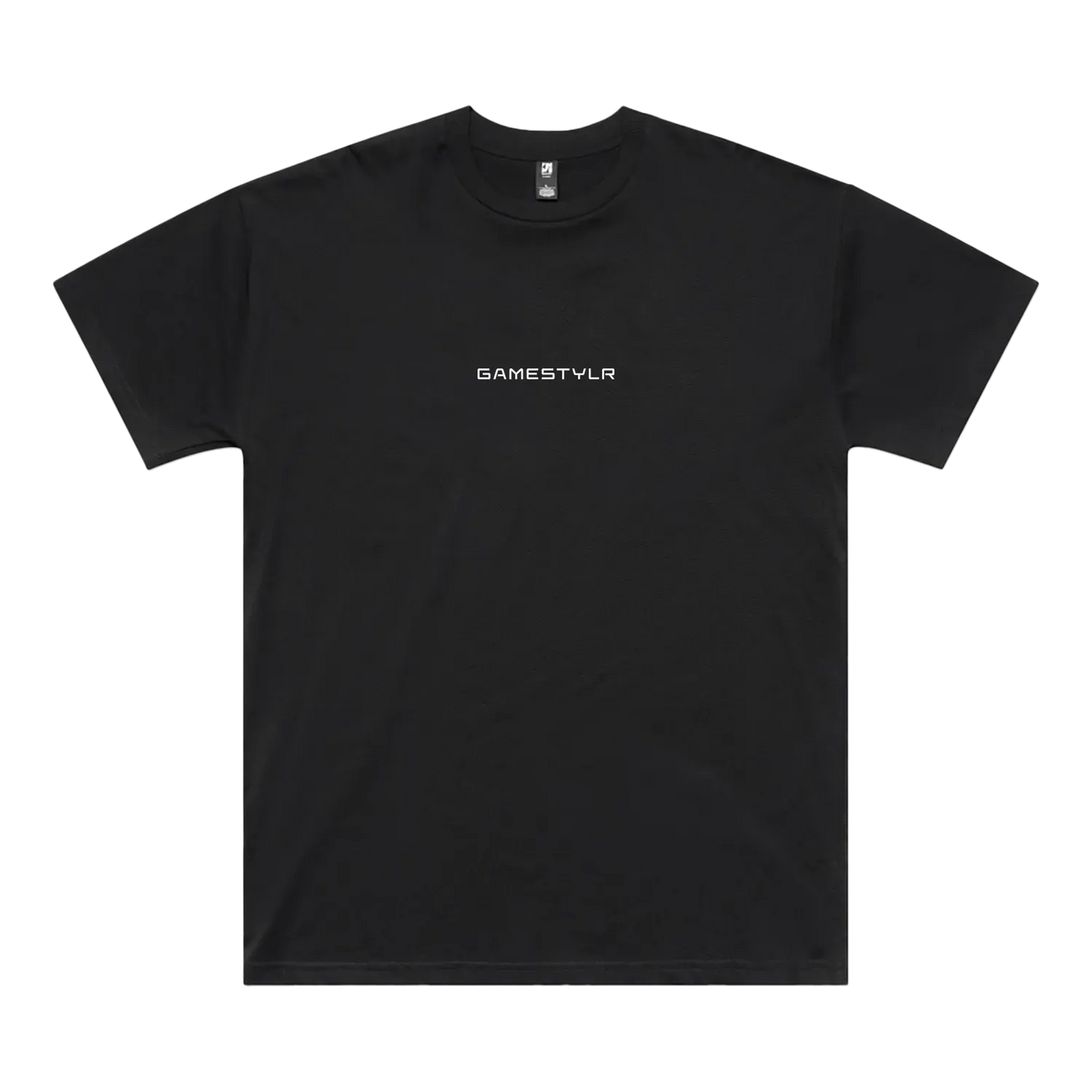 Black front flat lay