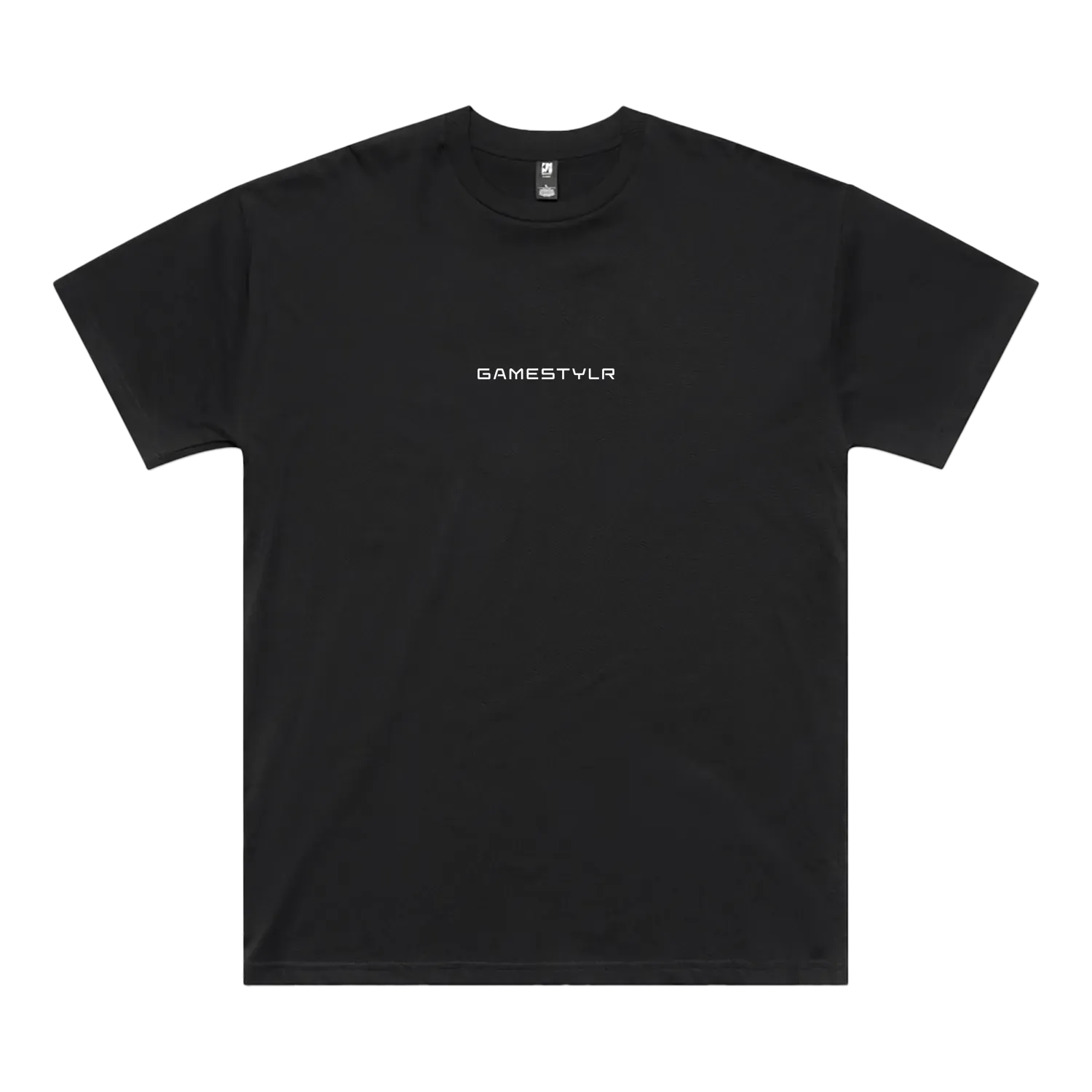 Black front flat lay