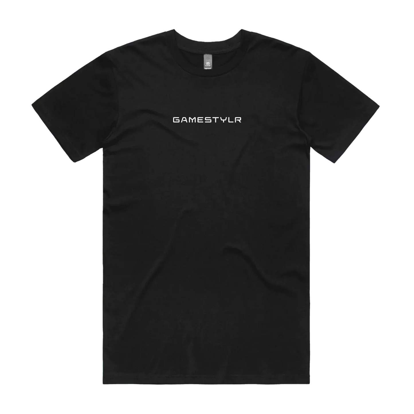 Black front flat lay