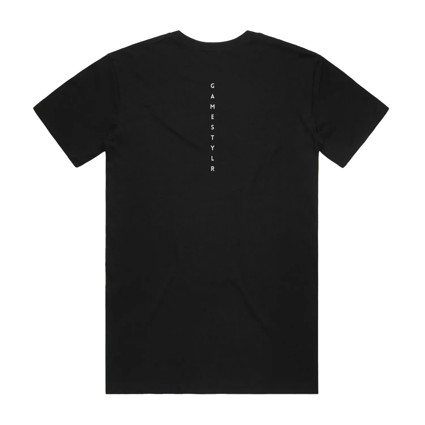 Black back flat lay