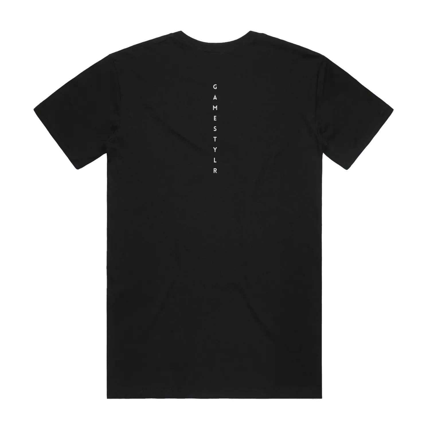 Black back flat lay