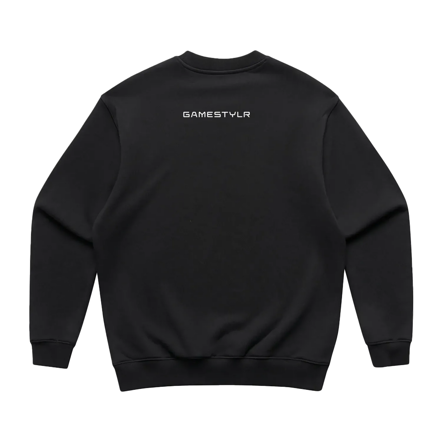 Black back flat lay