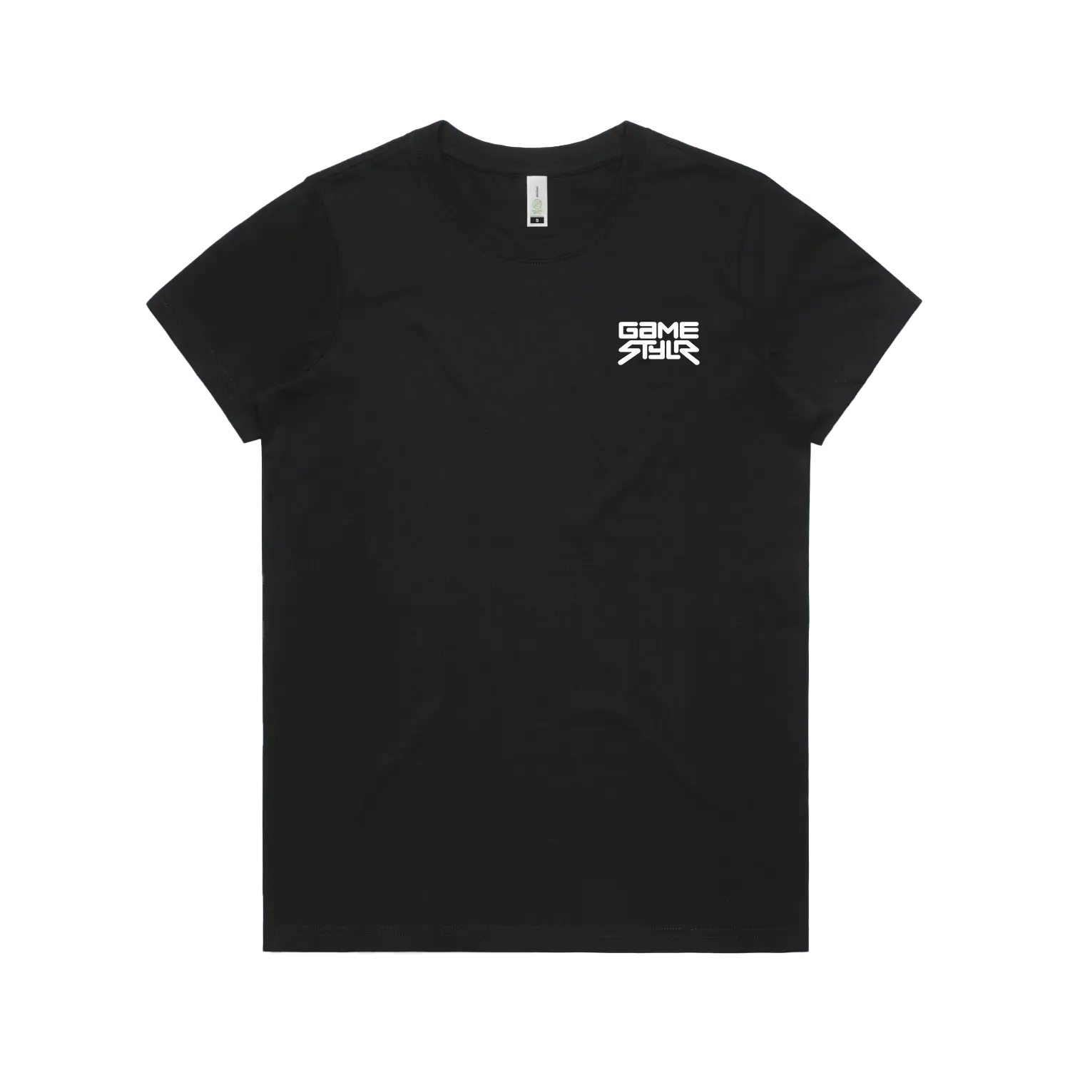Black front flat lay