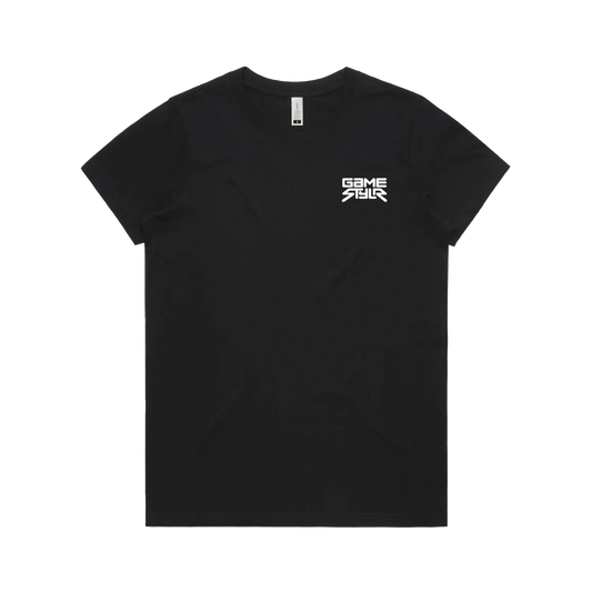 Black front flat lay