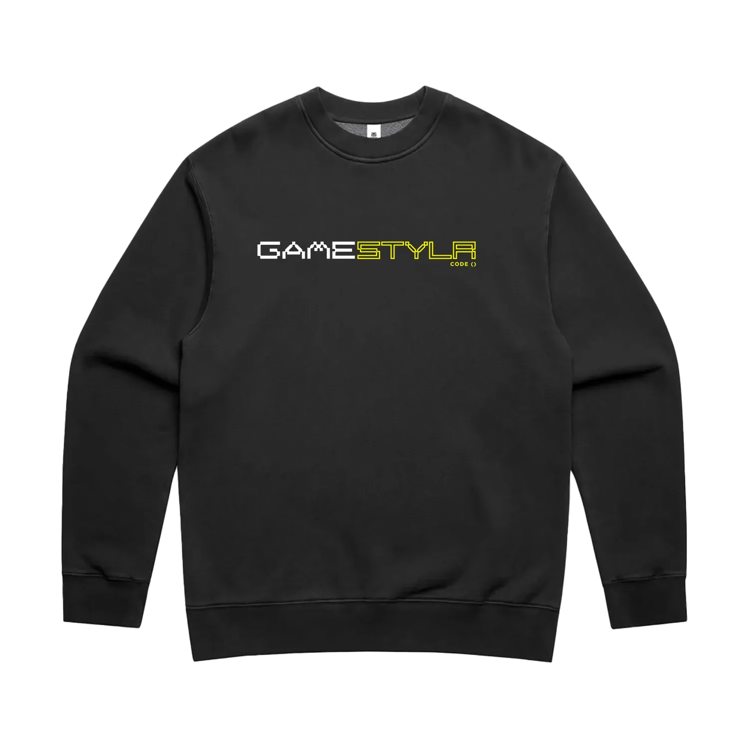 Faded Black front flat lay