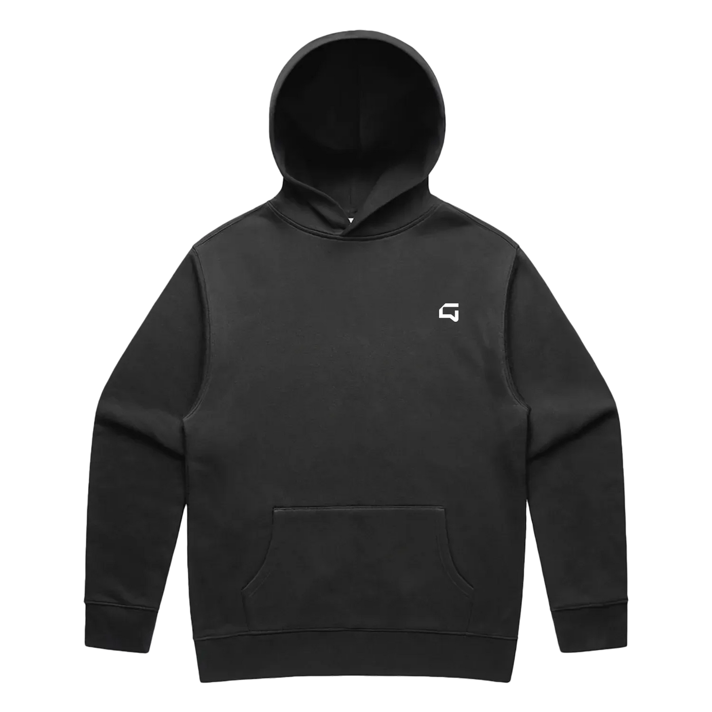 Faded Black front flat lay