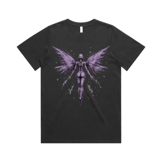 Faded Black front flat lay