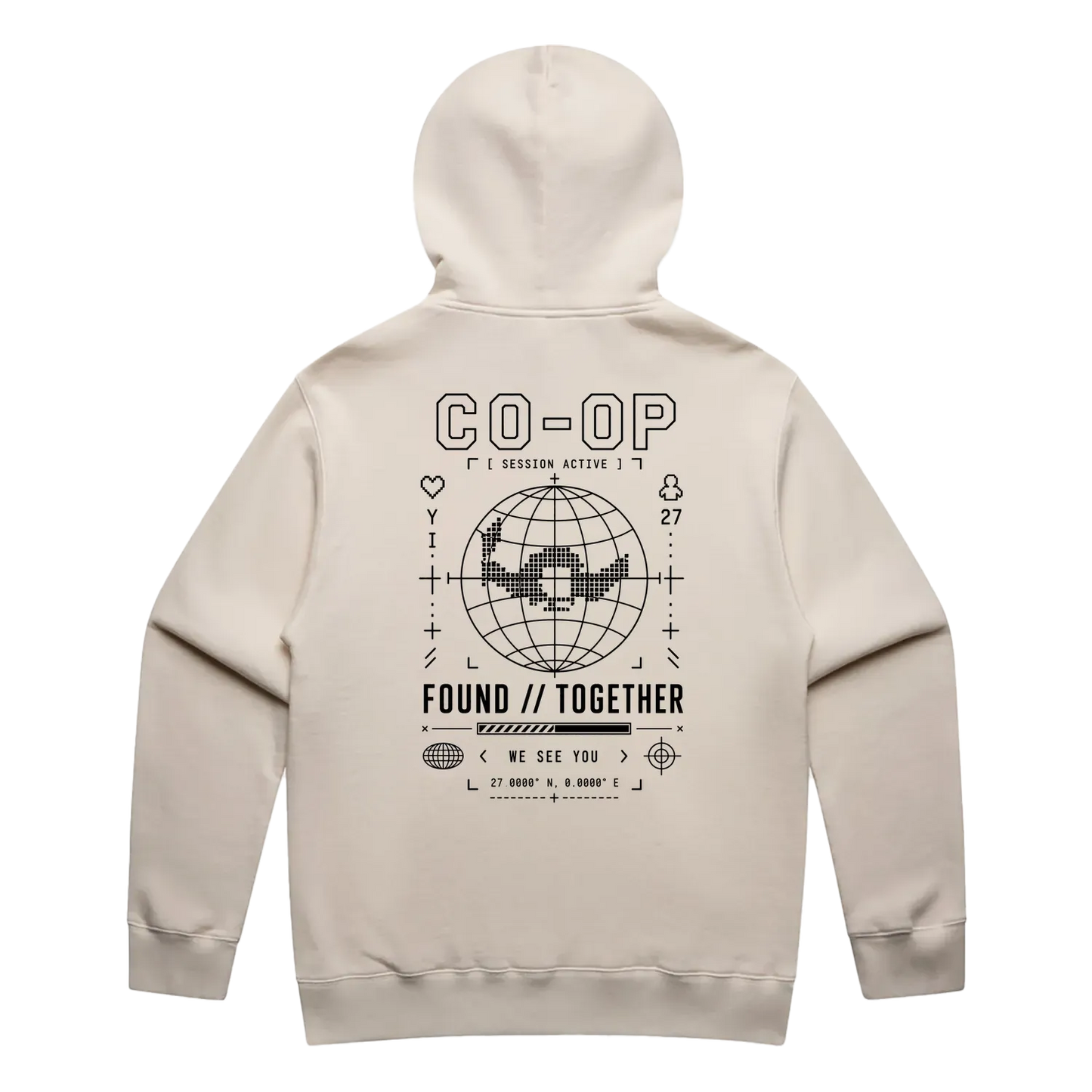 Faded Ecru back flat lay