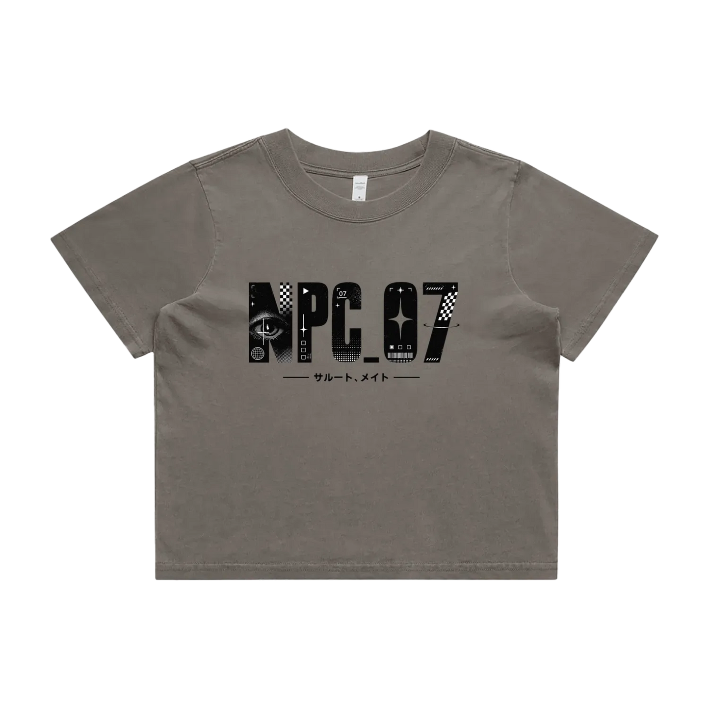 Faded Grey front flat lay