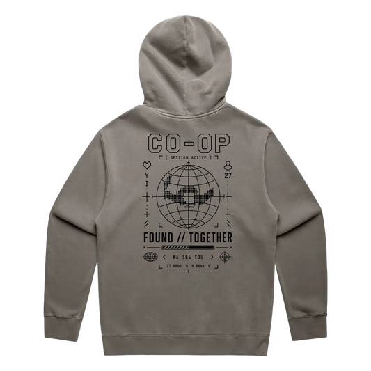 Faded Grey back flat lay