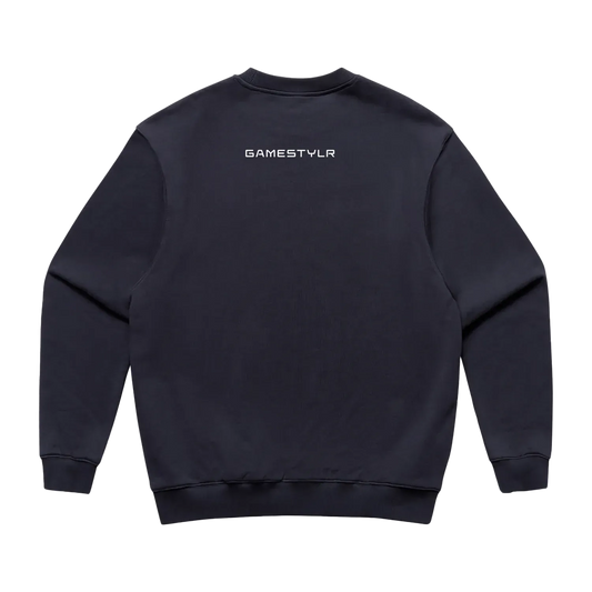 Ink Blue back flat lay