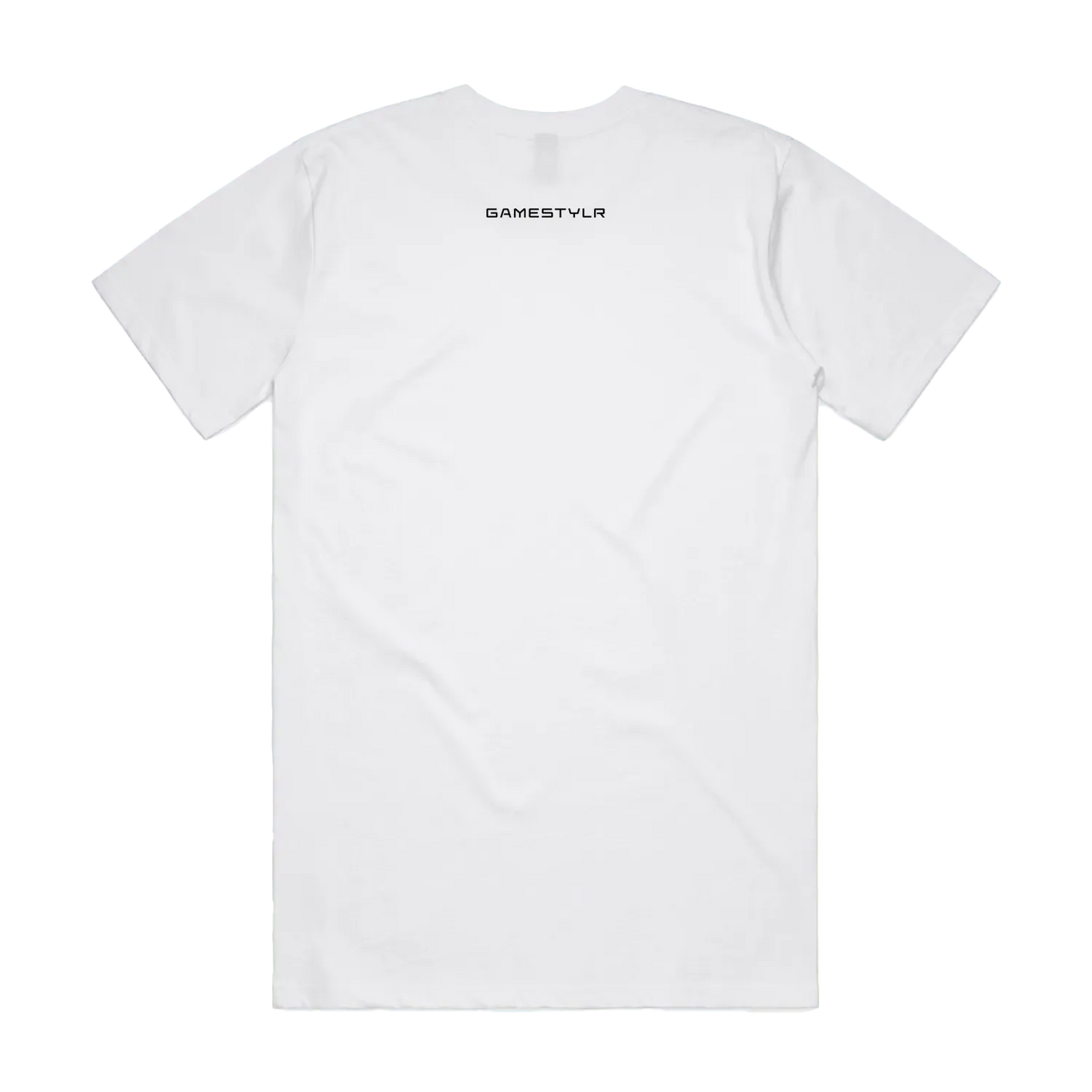 White back flat lay