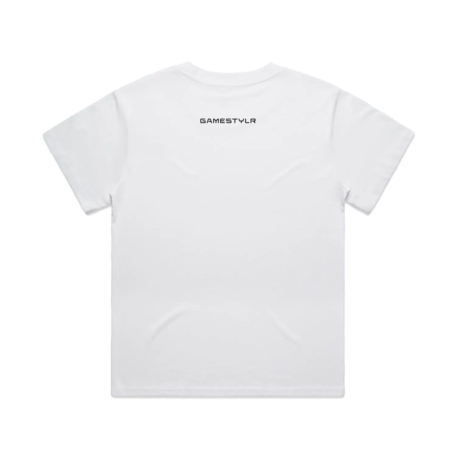 White back flat lay
