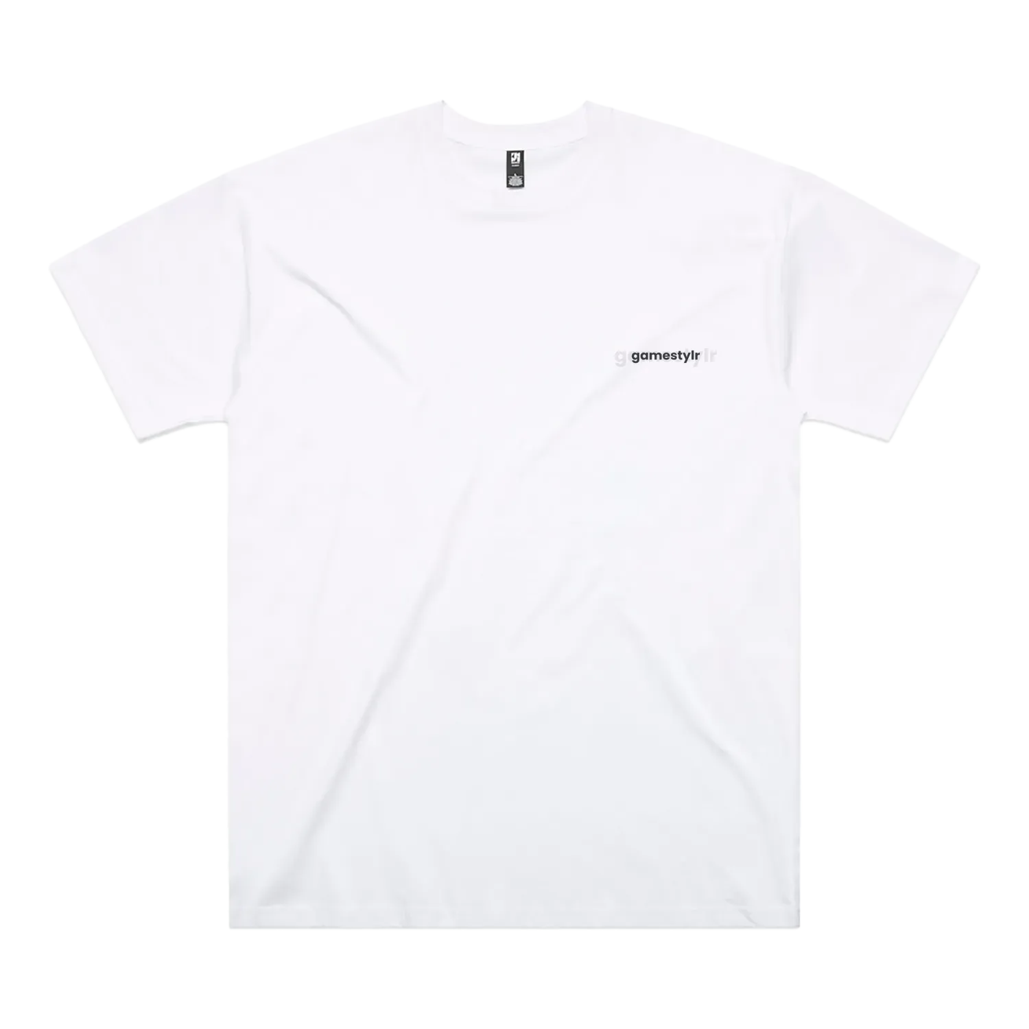 White front flat lay
