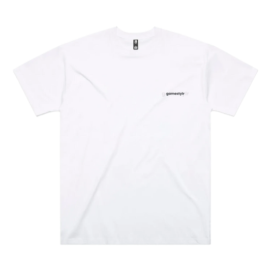 White front flat lay