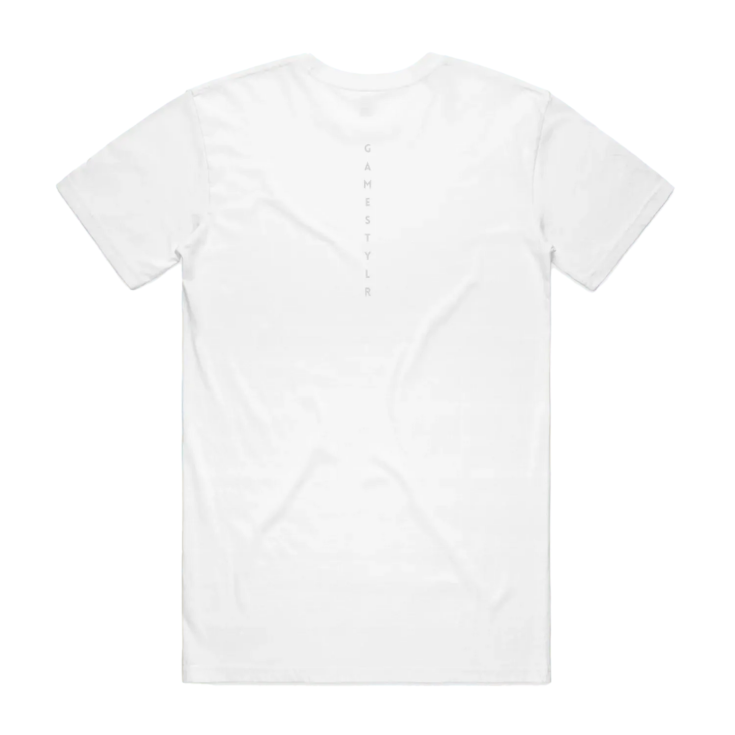 White back flat lay
