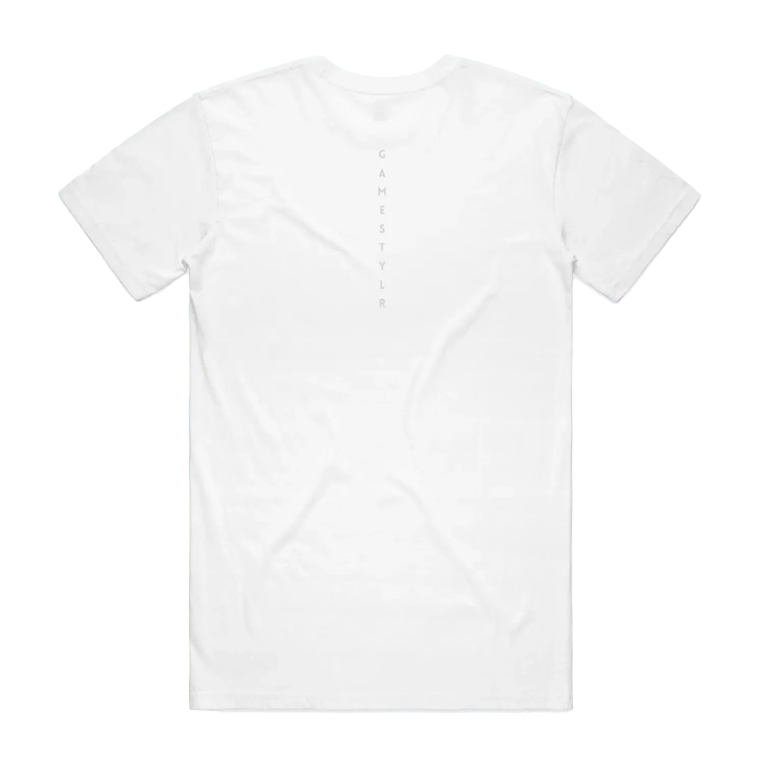 White back flat lay