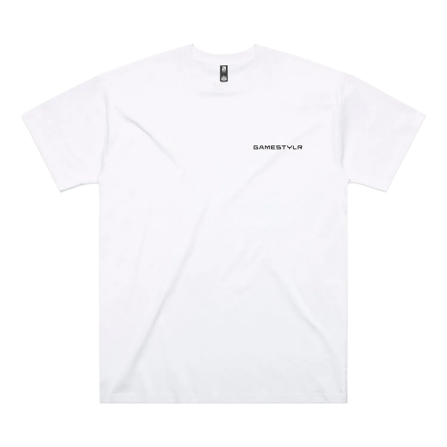 White front flat lay