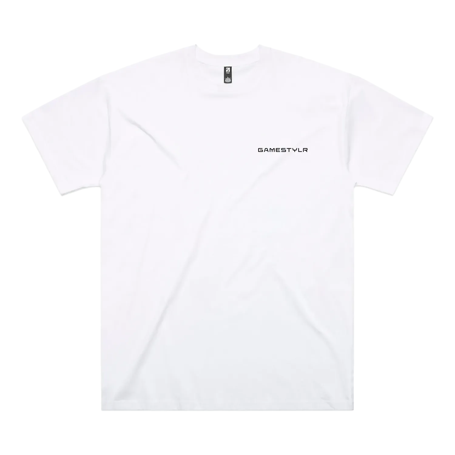 White front flat lay
