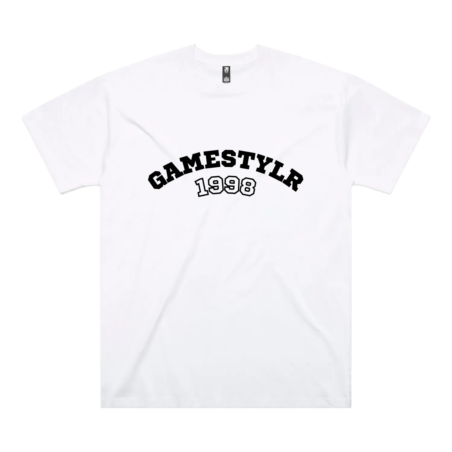 White front flat lay